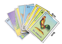 LOTERIA CAAR 10 TARJETAS VERDE