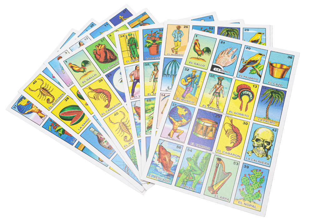 LOTERIA CAAR 10 TARJETAS VERDE