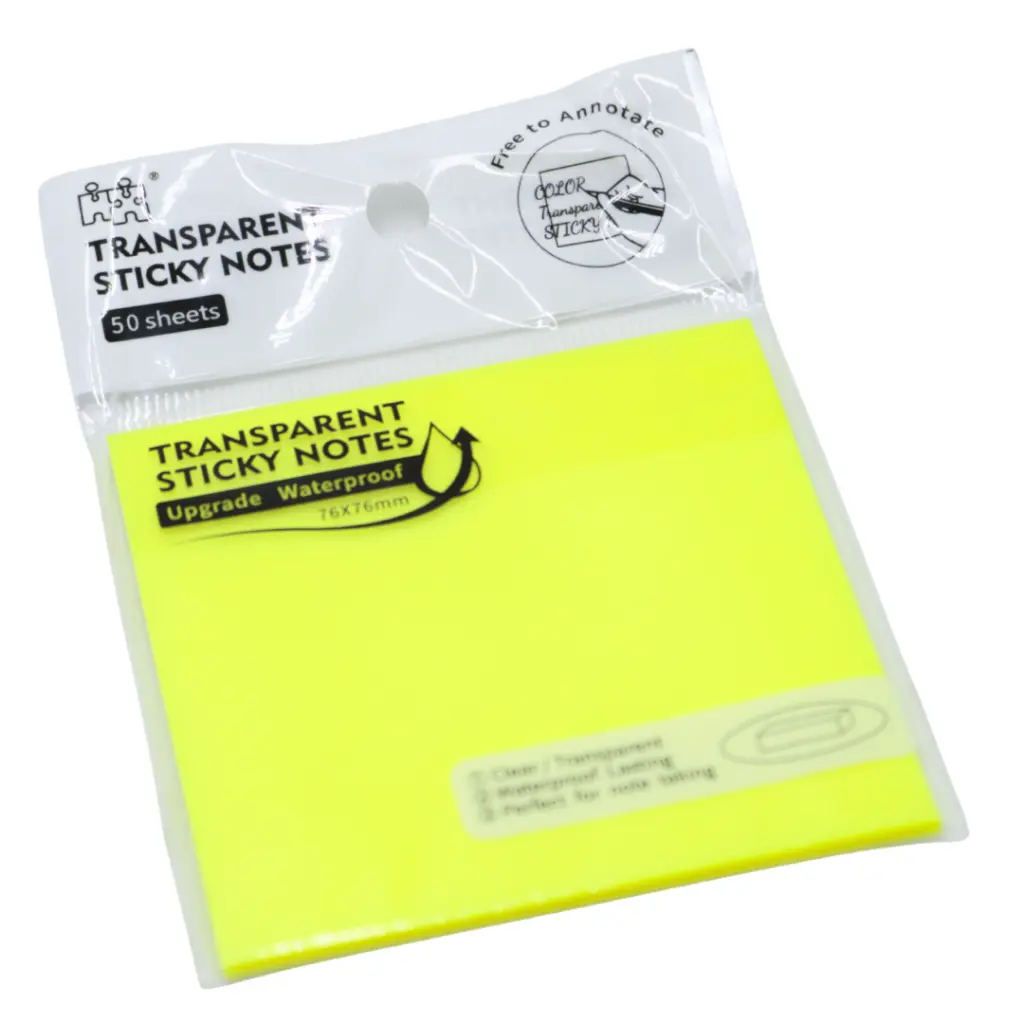 MEMOTIPS TRANSPARENTE VARIOS COLORES REY LEON AMARILLO.webp