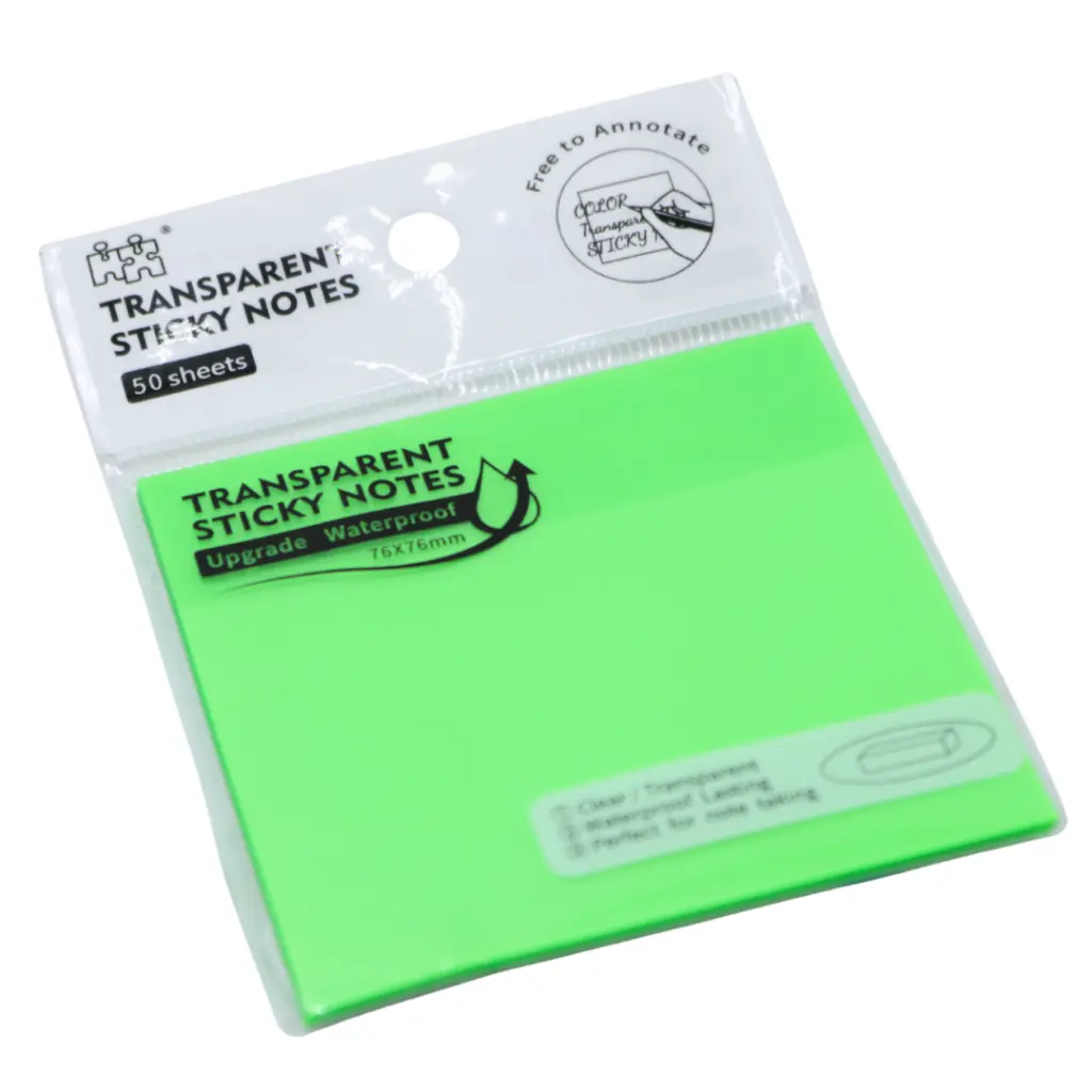 MEMOTIPS TRANSPARENTE VARIOS COLORES REY LEON VERDE.webp