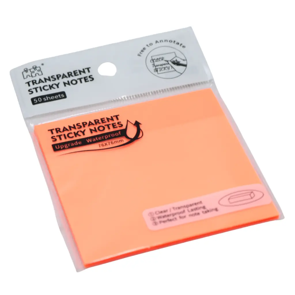 MEMOTIPS TRANSPARENTE VARIOS COLORES REY LEON NARANJA.webp