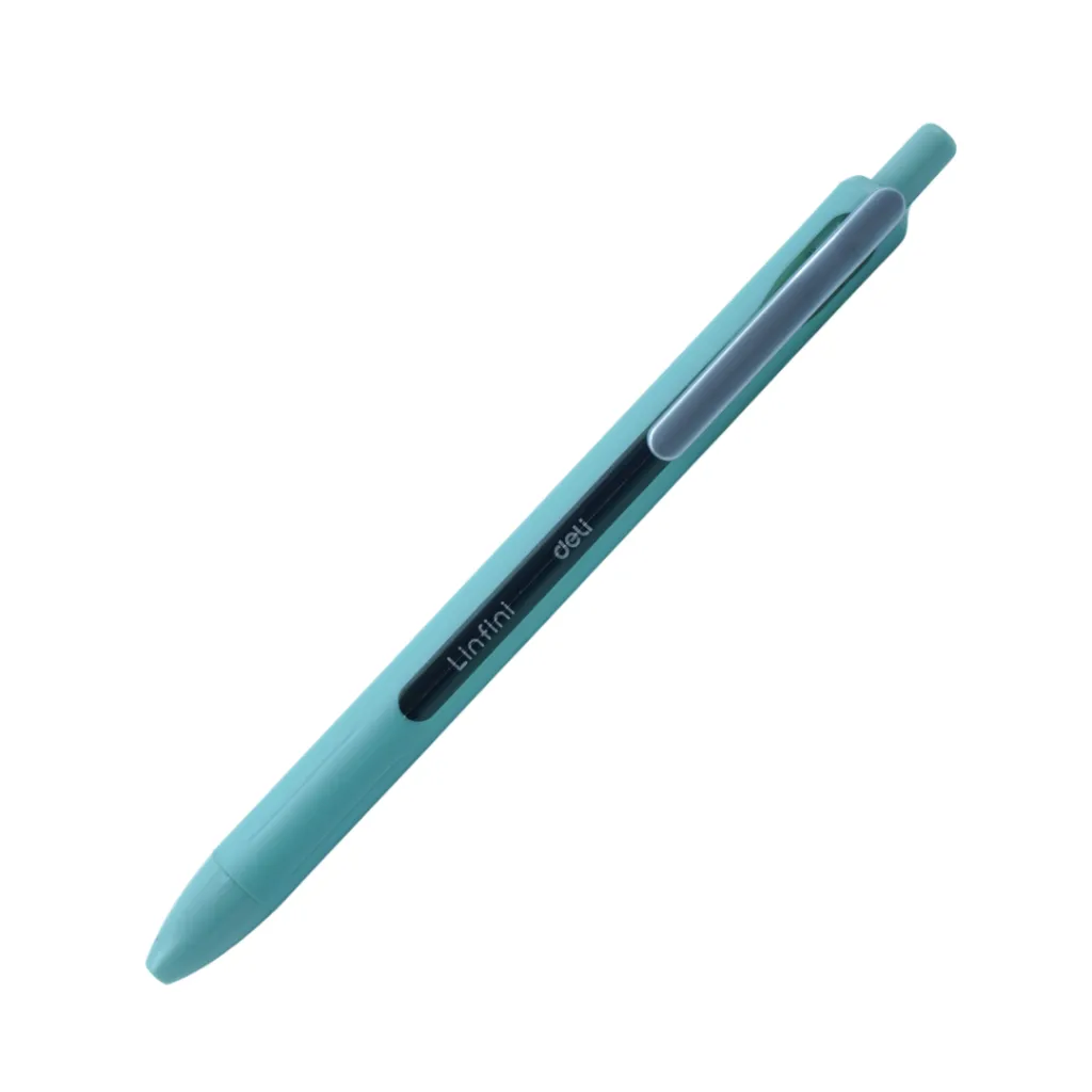 PLUMA GEL 0.5MM AZUL C12 DELI G86-BL (4).webp