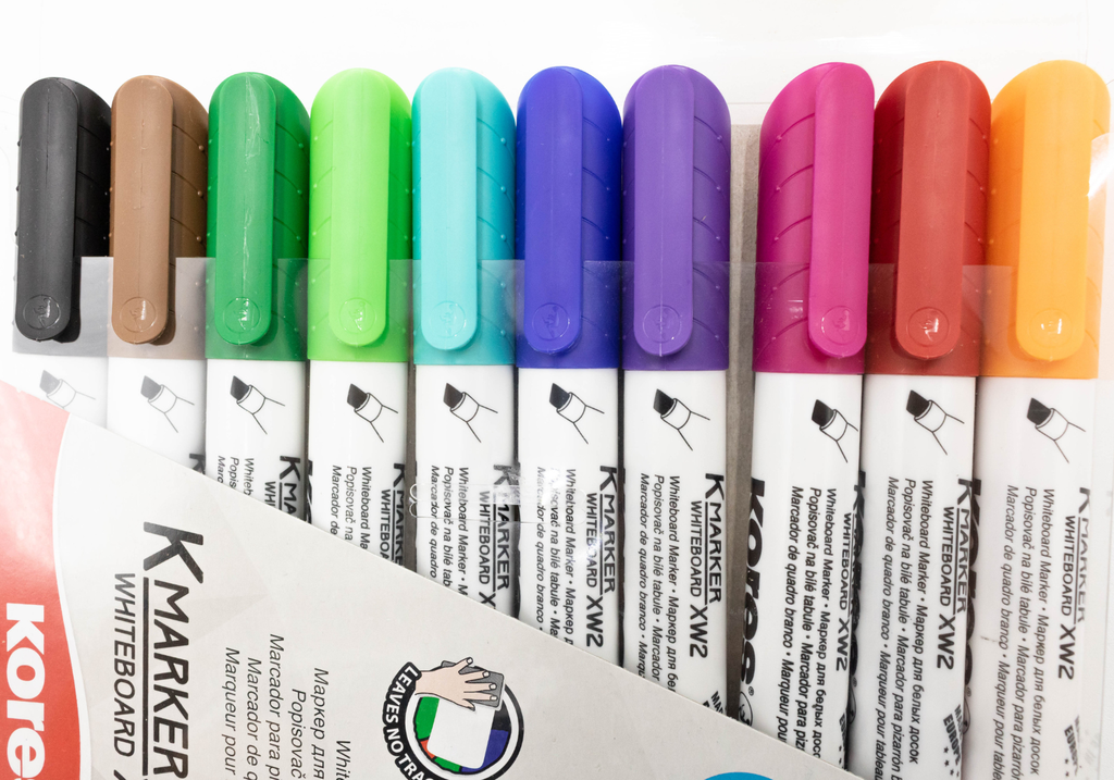 MARCADORES PIZARRON KORES C/10