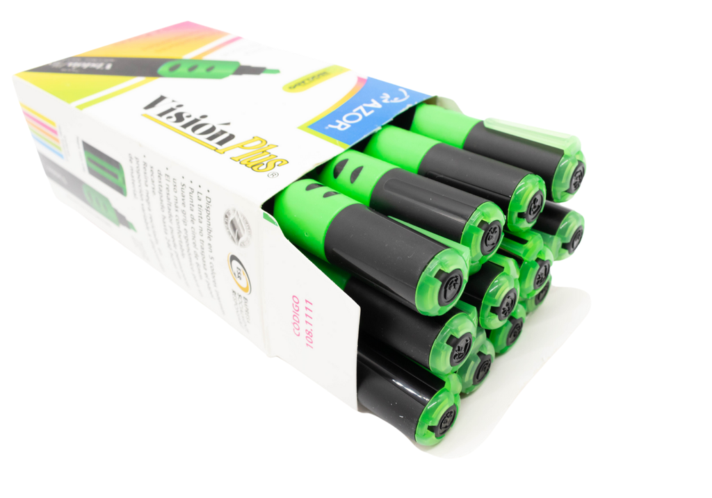 CAJA MARCATEXTO VISION PLUS VERDE 2600VE