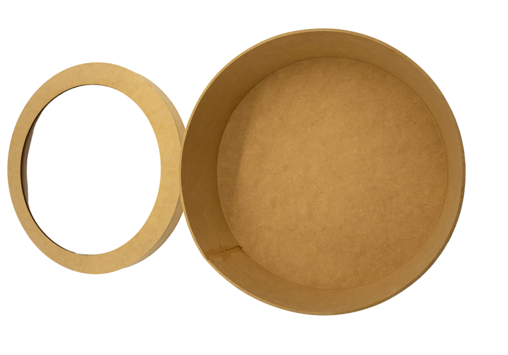 CAJA REDONDA MICA 27X10 MADERA