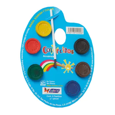 [7501130540006] ACUARELA C6 COLORCITOS