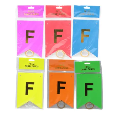 [900012] BANNER FELIZ CUMPLEAÑOS LISO