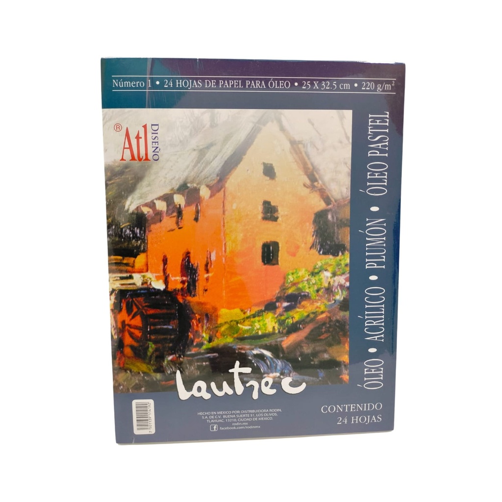 [7501139114192] BLOCK LAUTREC 1 ATL 24H 25X32.5CM 220G