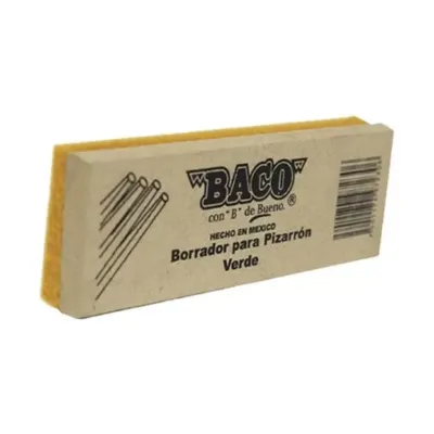 [7501174972306] BORRADOR PIZARRON (VERDE) BACO