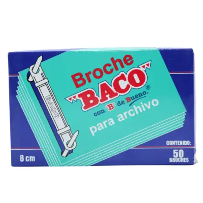 [7501174913033] BROCHE BACO AZUL B-182 8CM C50