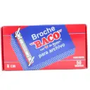 BROCHE BACO ROJO B-082 8CM C50