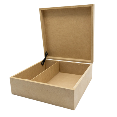CAJA C/TAPA Y DIVISION 30X30X11 MADERA