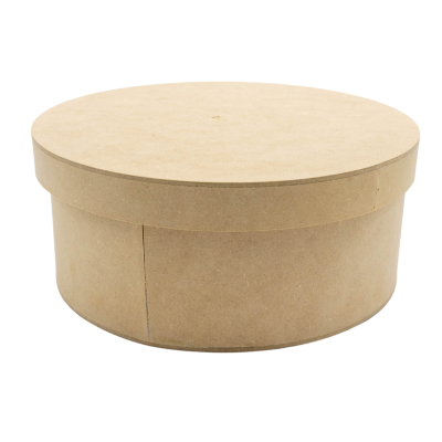 CAJA REGALO REDONDA 24X10 MADERA