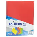 CARPETA CARTA FLUO ROJO BITONO