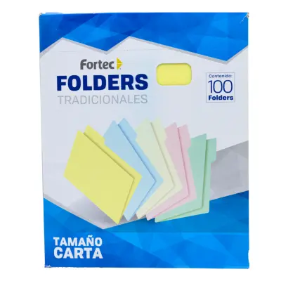 [7502278540422] CARPETA CARTA AMARILLA FORTEC