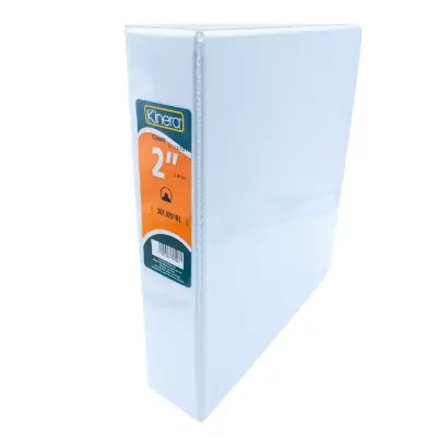 [7501428705261] CARPETA 2" BLANCA KINERA