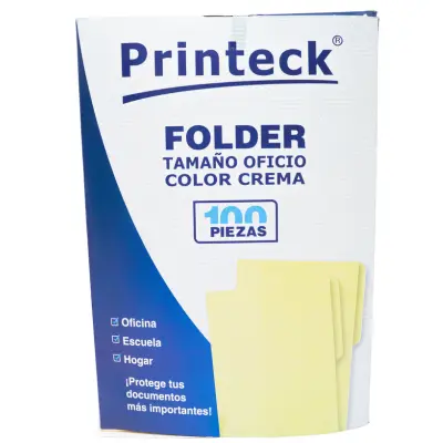 [7502280570394] CARPETA OFICIO CREMA PRINTECK