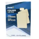 CARPETA OFICIO CREMA FORTEC