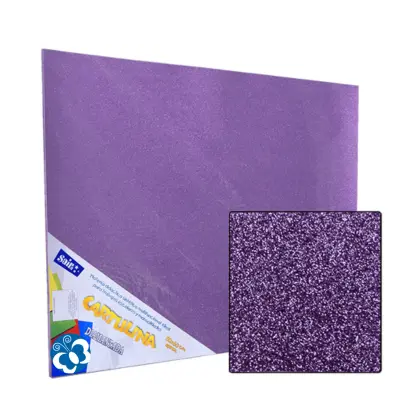 [157407] CARTULINA DIAMANTADA 50X60 LILA