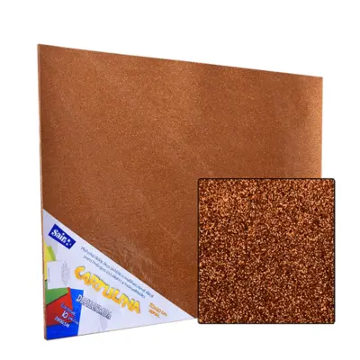 [157402] CARTULINA DIAMANTADA 50X60 NARANJA