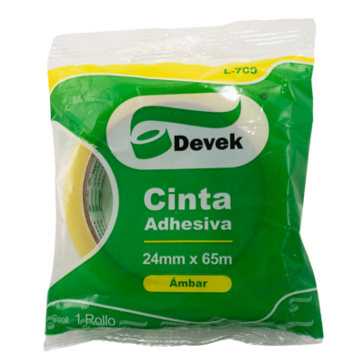 [7502008430719] CINTA TRANSP 24X65 DEVEK