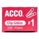 CLIP CUADRADO #1 C100 ACCO GOTICO