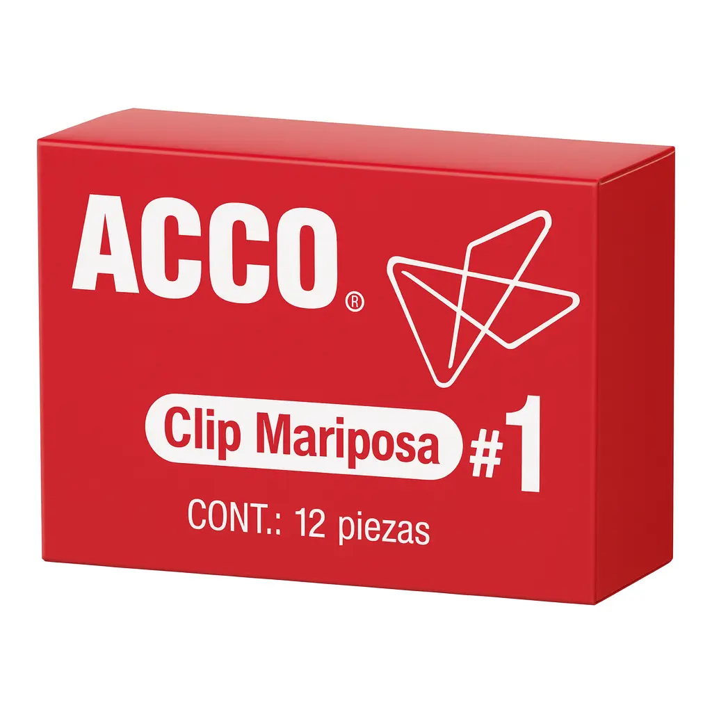 [7501357017107] CLIP MARIPOSA #1 C12 ACCO P1710