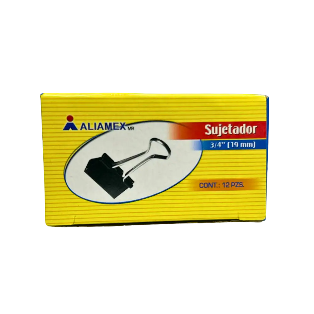 [7502224101424] CLIP BILLETERO 19MM C12 ALIAMEX