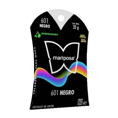 COLORANTE NEGRO MARIPOSA 601