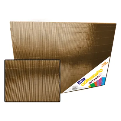 [0111] CORRUGADO 50X70 ORO METALICO MT03