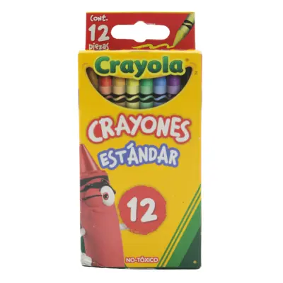 CRAYONES DELGADOS C12 CRAYOLA ESTANDAR
