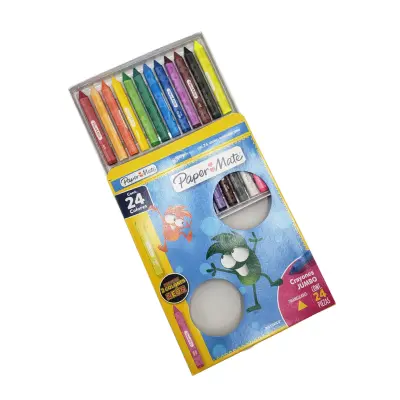 CRAYONES JUMBO TRIANGULAR C24 PAPERMATE