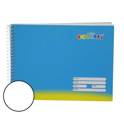 [7508310220000] CUADERNO ITALIANO ESP. COLIBRI 100H BLANCO