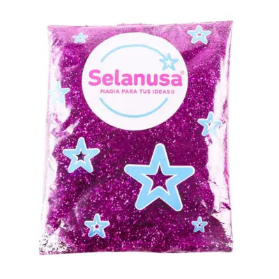 [7501228837957] DIAMANTINA FINA 50GR FUCSIA SELANUSA 106