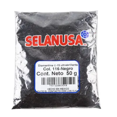 [7501228805048] DIAMANTINA FINA 50GR NEGRO SELANUSA 116