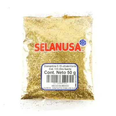 [7501228837940] DIAMANTINA FINA 50GR ORO FUERTE SELANUSA 101