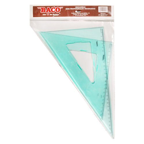 ESCUADRAS SP-32-45/60 C/GRADUACION C/BISEL BACO