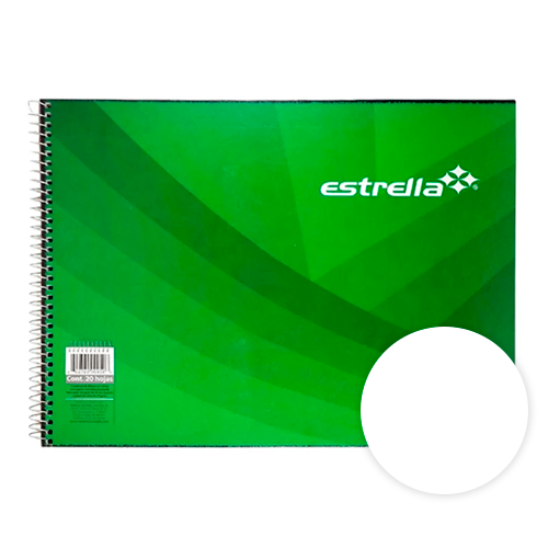 [602760000506] CUADERNO DIBUJO MARQUILLA 20H ESTRELLA 050