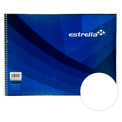 CUADERNO DIBUJO MARQUILLA 30H ESTRELLA 051