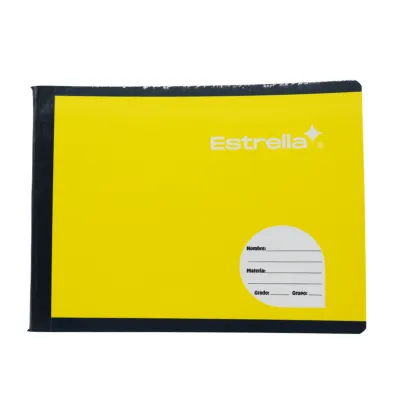 CUADERNO COSIDO ITALIANO C5 100H ESTRELLA 545