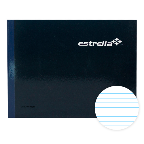 [602760005440] CUADERNO ITALIANO COSIDO RY 100H ESTRELLA 544