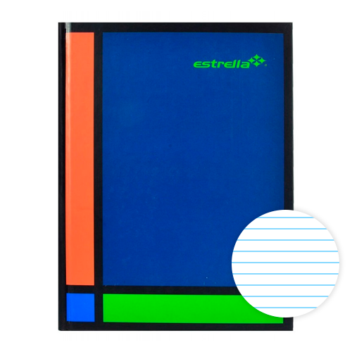 [602760000780] LIBRETA PASTA DURA 1/4 FRAN 96H ESTRELLA 078