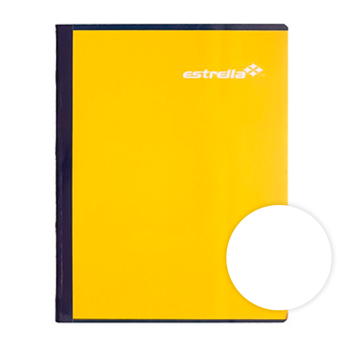 CUADERNO COSIDO PROF BLANCO 100H ESTRELLA 612