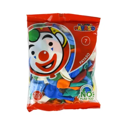 [7501060400463] GLOBOS 7 SURTIDO C100 PAYASO