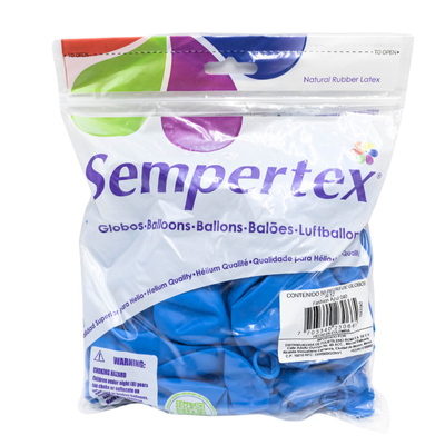 GLOBOS SEMPERTEX 12 FASHION AZUL C50