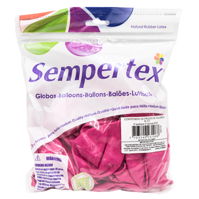 GLOBOS SEMPERTEX 12 FASHION FUCSIA C50