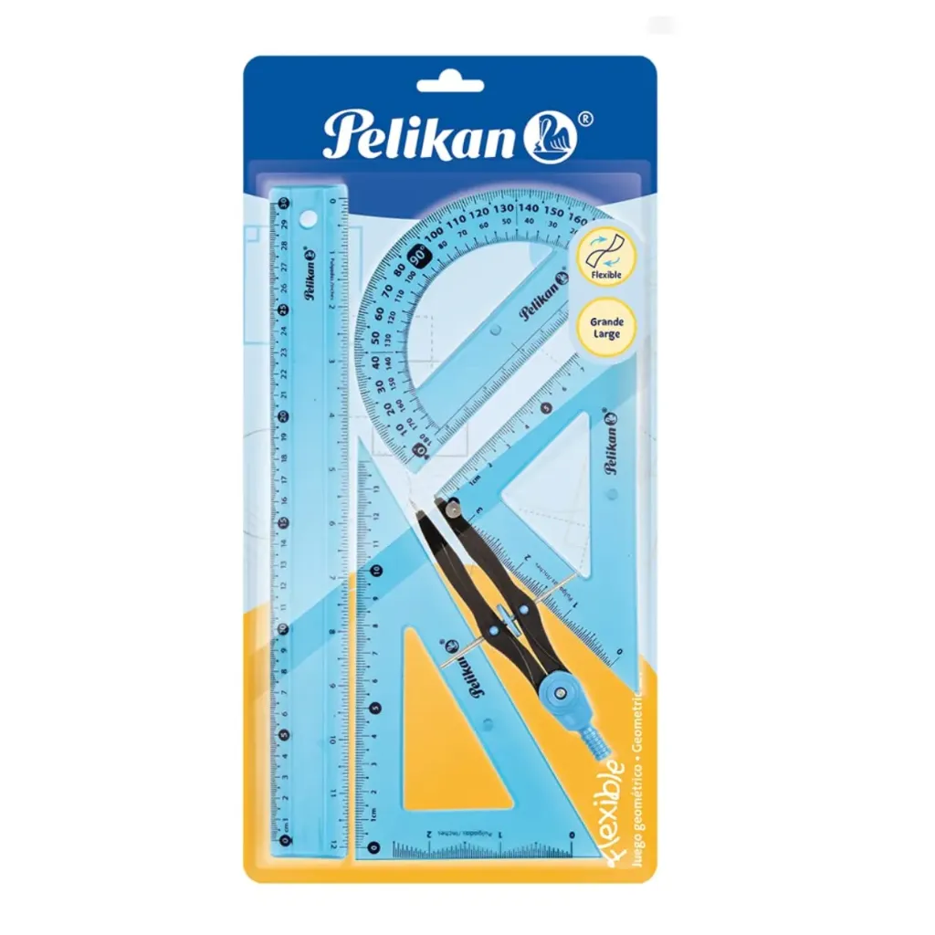 [7501015228203] JUEGO GEOMETRICO FLEXIBLE MED PELIKAN