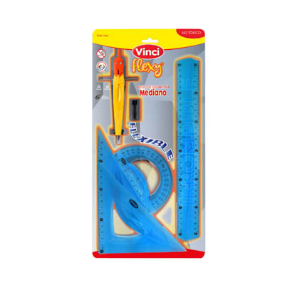 [7501014607993] JUEGO GEOMETRICO FLEXIBLE MED VINCI