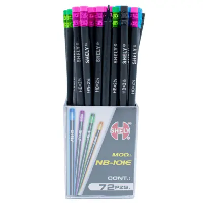 [7502276782107] LAPIZ SHELY NEGRO MOD. NB-101E