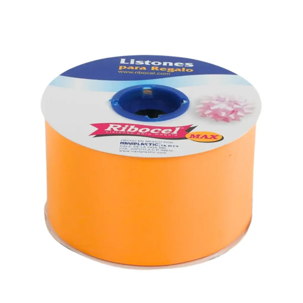 [7501012175623] LISTON RIBOCEL 22 LISO NARANJA 27